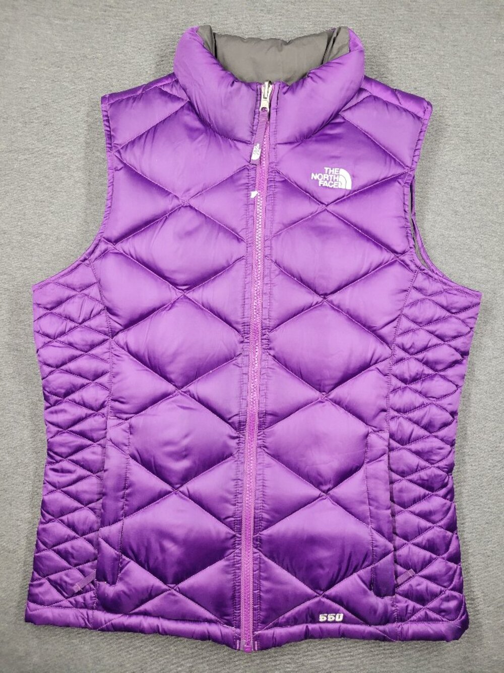 Girls vest, North Face, size xl, purple, like new condition
